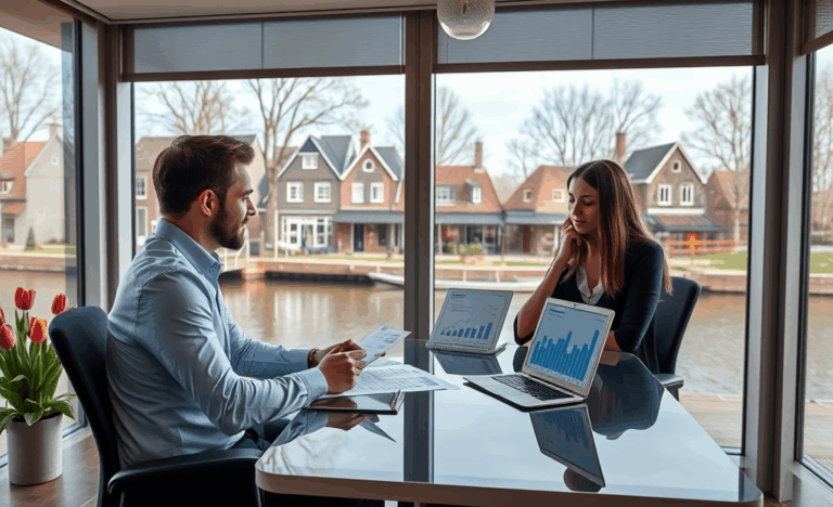 Afbeelding van een persoon die kosten verlaagt door herfinanciering van lening te overwegen.