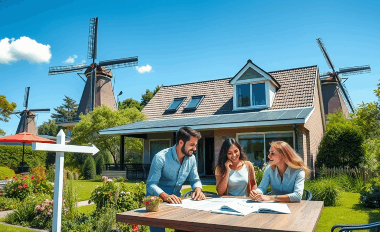 Een huis en hypotheekdocumenten die herfinanciering zonder complicaties voorstellen