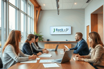 Afbeelding van een klok en stapel geld, symbool voor dringende financiële hulp via Bank J. Van Breda.