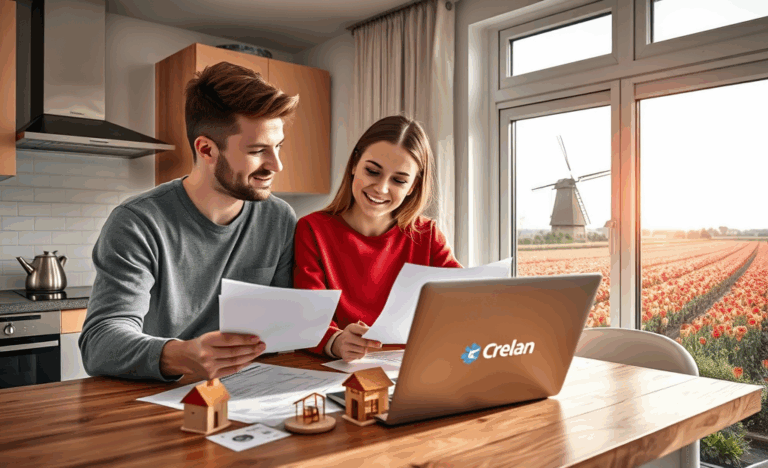 Afbeelding van een persoon die overweegt een persoonlijke lening bij Crelan af te sluiten voor dringende financiële behoeften.