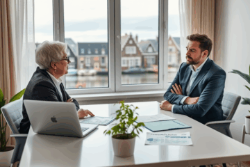 Afbeelding van een persoon die snel een persoonlijke lening aanvraagt voor dringende financiële behoeften.